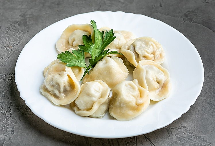 пельмени с мясом